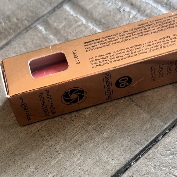 FARMASI VFX Elite Matte Liquid Lipstick #06 Flamingo Pink Long Lasting NIB - Picture 3 of 5